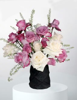 Mixed Rose Vase