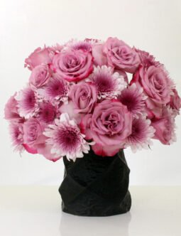 Chrysanthemum & Rose Vase
