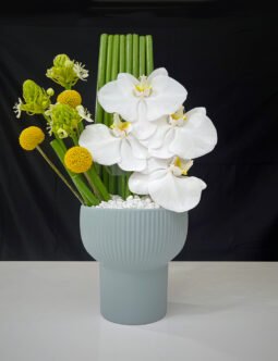 Royal White Orchid Vase