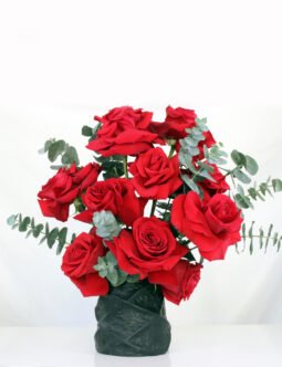 Royal Red Rose Vase